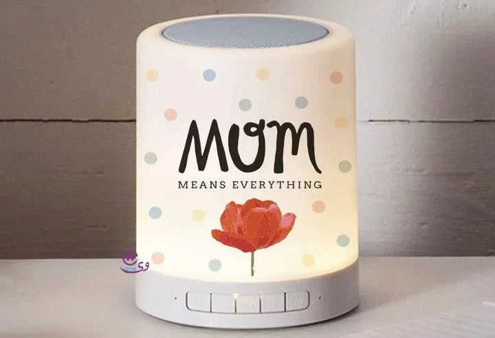 Touch-Lamp speaker- Mother's Day-A - WE PRINT