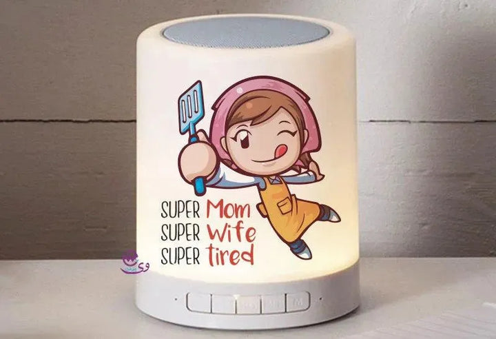 Touch-Lamp speaker- Mother's Day-A - WE PRINT