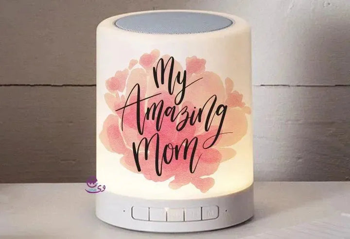 Touch-Lamp speaker- Mother's Day-A - WE PRINT