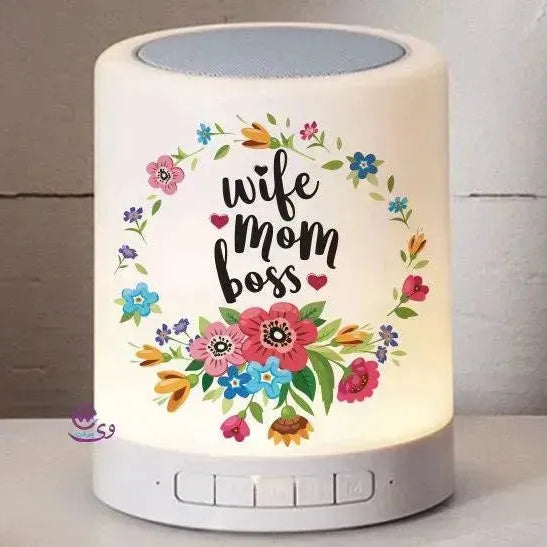 Touch-Lamp speaker- Mother's Day-A - WE PRINT