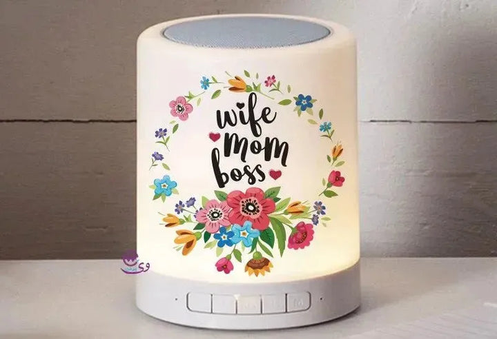 Touch-Lamp speaker- Mother's Day-A - WE PRINT