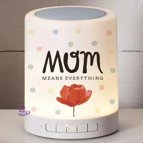 Touch-Lamp speaker- Mother's Day-A - WE PRINT