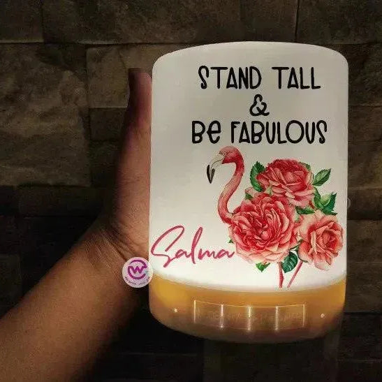 Touch-Lamp speaker- Motivation-B - WE PRINT