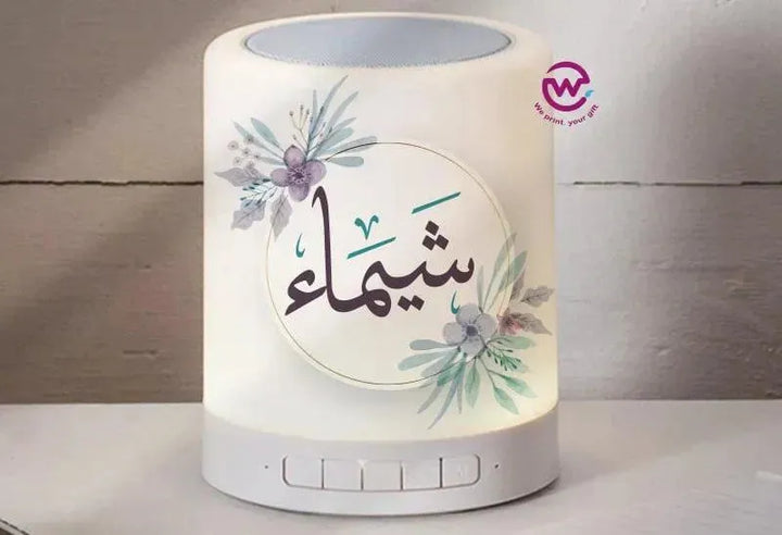 Touch-Lamp speaker- Names - WE PRINT