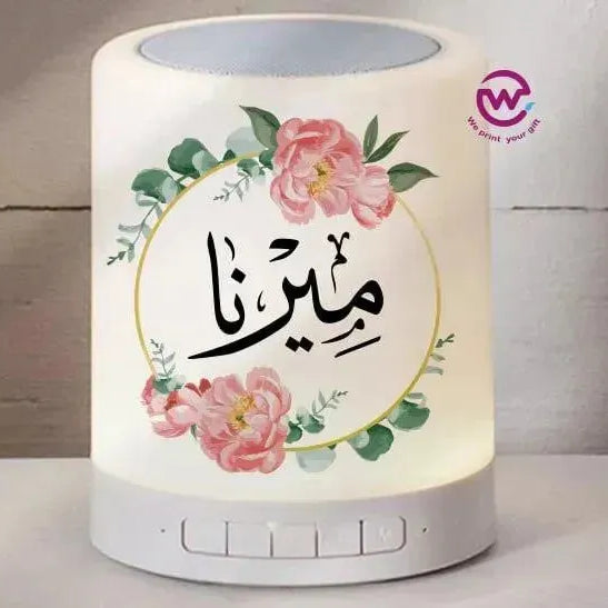 Touch-Lamp speaker- Names - WE PRINT