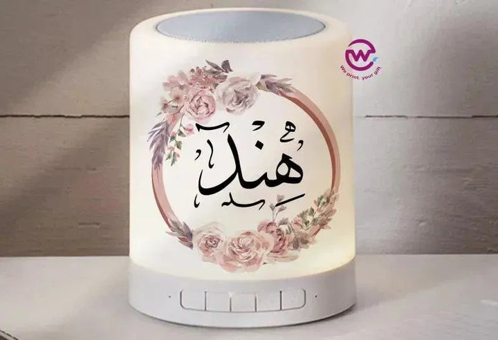 Touch-Lamp speaker- Names - WE PRINT