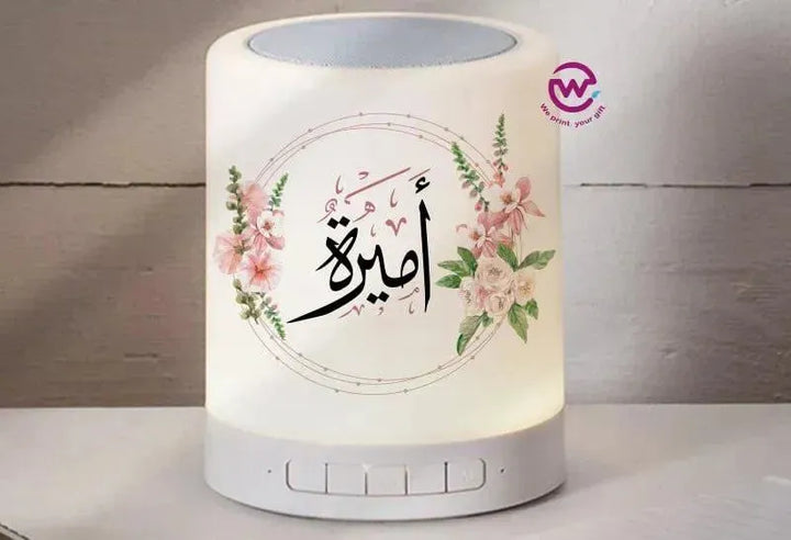 Touch-Lamp speaker- Names - WE PRINT