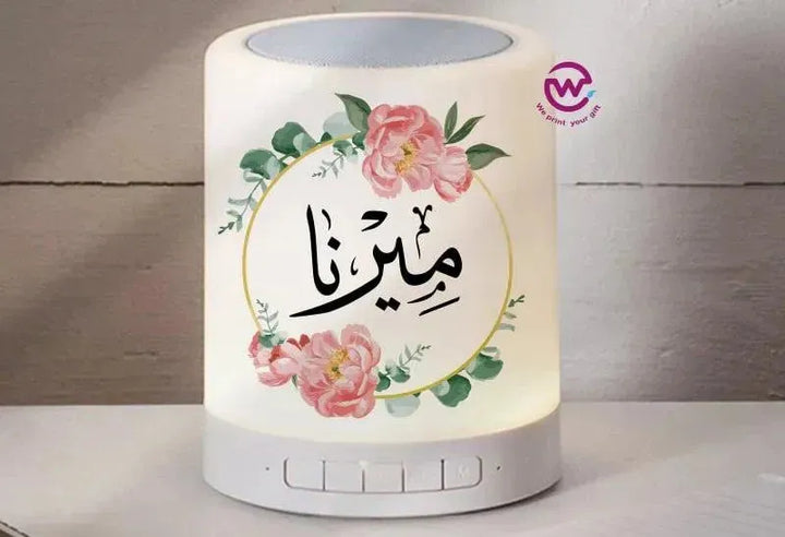 Touch-Lamp speaker- Names - WE PRINT