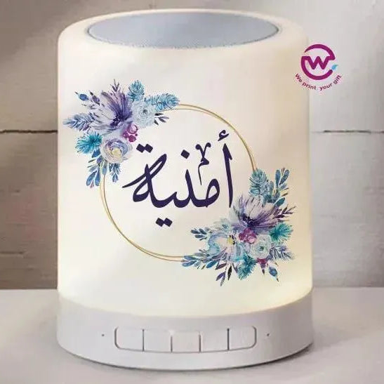 Touch-Lamp speaker- Names - WE PRINT