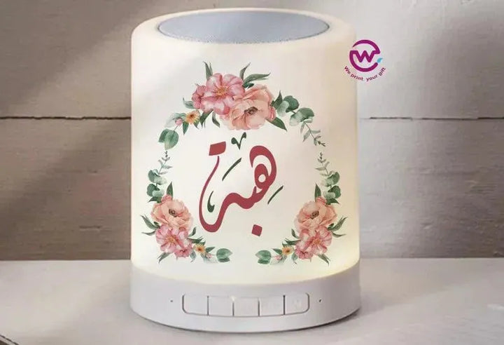 Touch-Lamp speaker- Names - WE PRINT