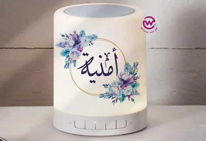 Touch-Lamp speaker- Names - WE PRINT