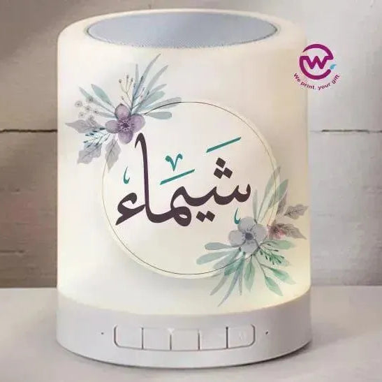 Touch-Lamp speaker- Names - WE PRINT