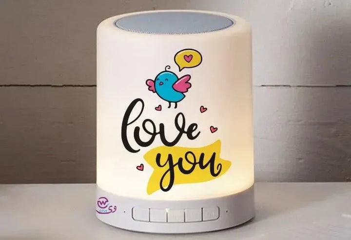 Touch-Lamp speaker- Valentine's Day-1 - WE PRINT