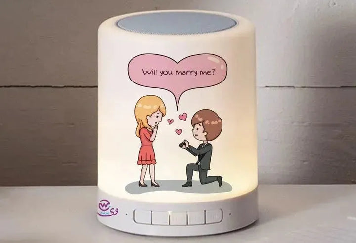 Touch-Lamp speaker- Valentine's Day-1 - WE PRINT