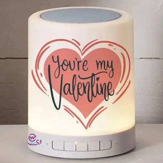 Touch-Lamp speaker- Valentine's Day-1 - WE PRINT