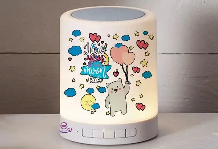 Touch-Lamp speaker- Valentine's Day-1 - WE PRINT