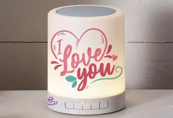 Touch-Lamp speaker- Valentine's Day-1 - WE PRINT