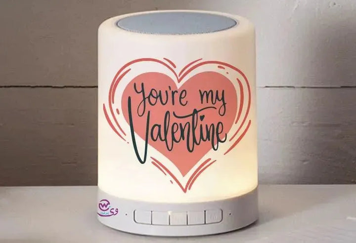 Touch-Lamp speaker- Valentine's Day-1 - WE PRINT