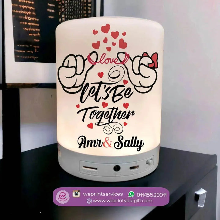 Touch-Lamp speaker- Valentine's Day - Disney - WE PRINT