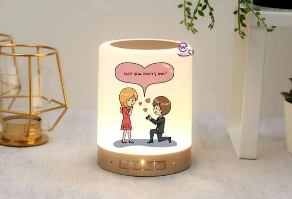 Touch-Lamp speaker- Valentine's Day - LOVERS - WE PRINT