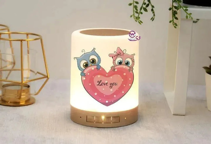 Touch-Lamp speaker- Valentine's Day - LOVERS - WE PRINT