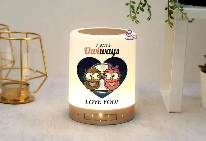 Touch-Lamp speaker- Valentine's Day - LOVERS - WE PRINT