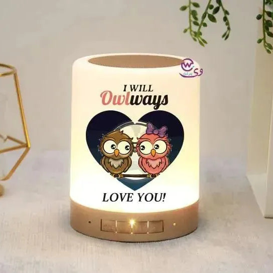 Touch-Lamp speaker- Valentine's Day - LOVERS - WE PRINT