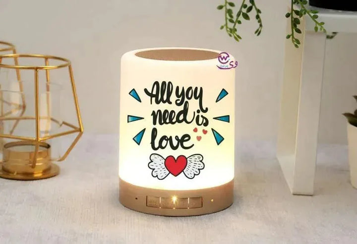 Touch-Lamp speaker- Valentine's Day - LOVERS - WE PRINT