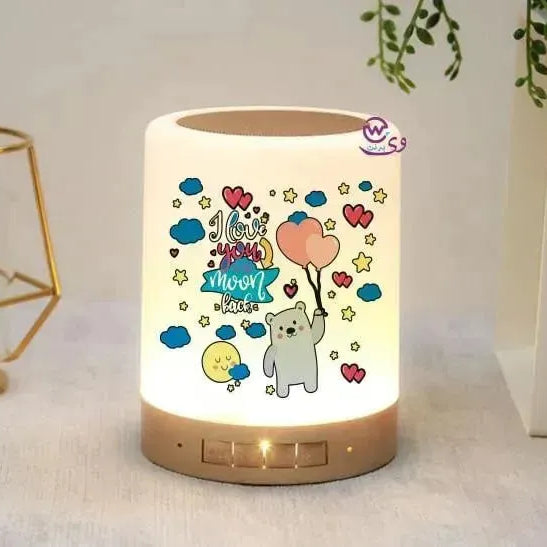 Touch-Lamp speaker- Valentine's Day - LOVERS - WE PRINT