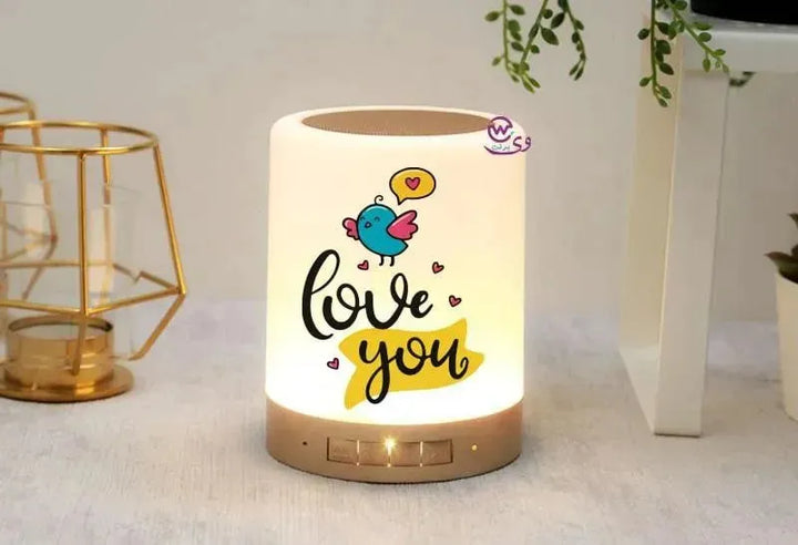 Touch-Lamp speaker- Valentine's Day - LOVERS - WE PRINT