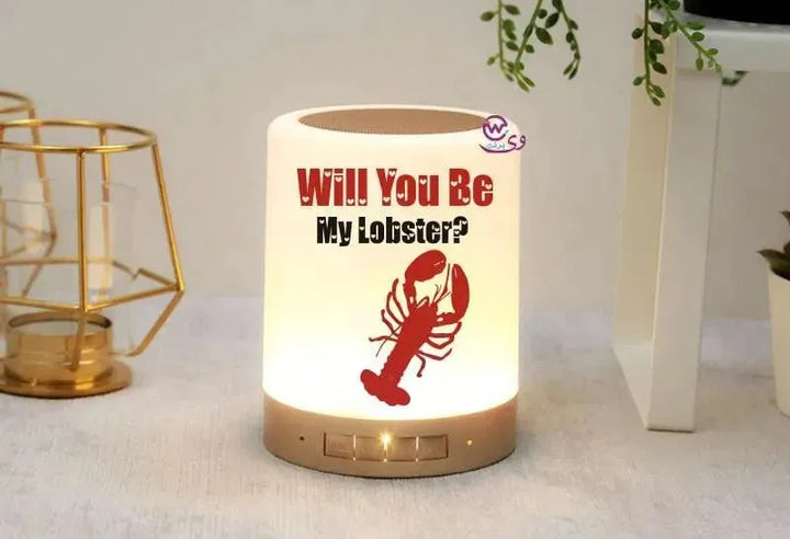 Touch-Lamp speaker- Valentine's Day - LOVERS - WE PRINT