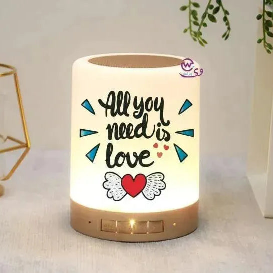 Touch-Lamp speaker- Valentine's Day - LOVERS - WE PRINT