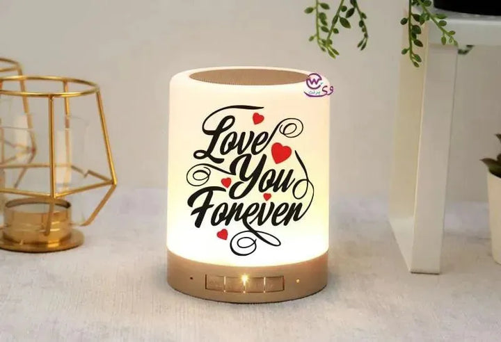 Touch-Lamp speaker- Valentine's Day - LOVERS - WE PRINT