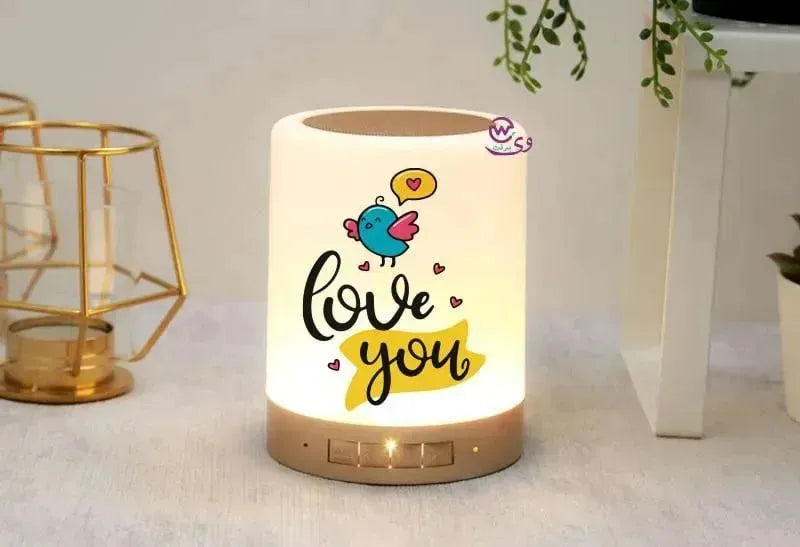 Touch-Lamp speaker- Valentine's Day - LOVERS - WE PRINT