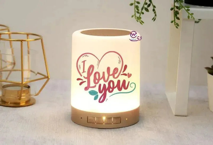 Touch-Lamp speaker- Valentine's Day - LOVERS - WE PRINT