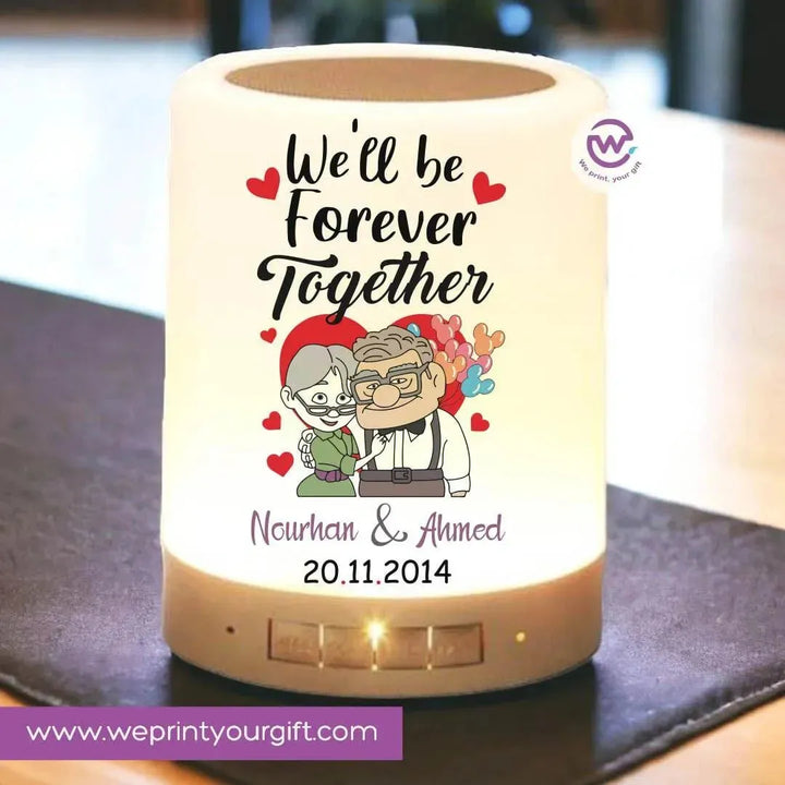 Touch-Lamp speaker- Valentine's Day- UP Cartoo - WE PRINT