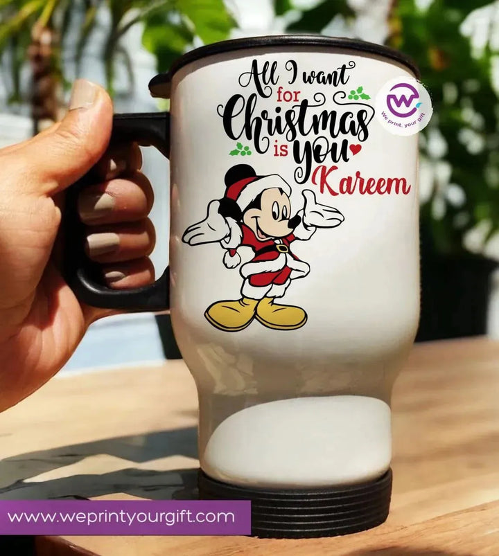 Travel Mug -Disney Christmas - WE PRINT