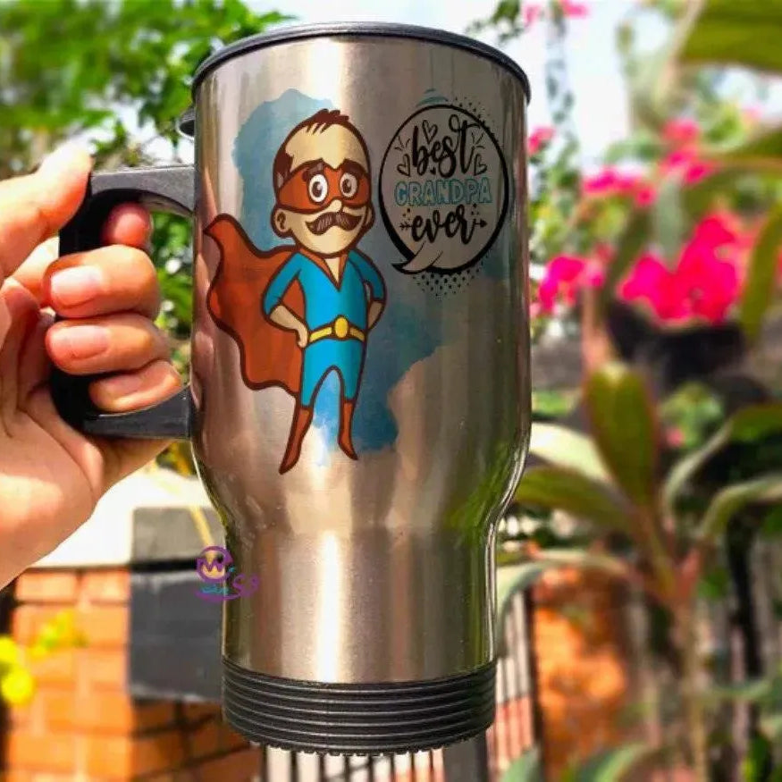 Travel Mug - Silver - Mother's Day-A - WE PRINT