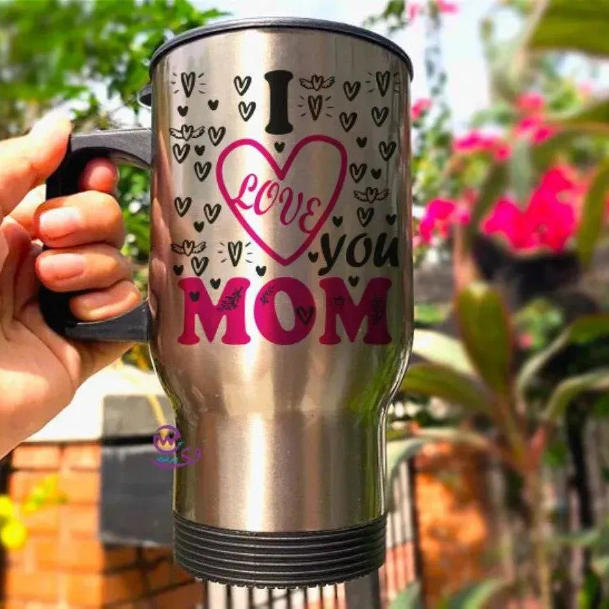 Travel Mug - Silver - Mother's Day-A - WE PRINT