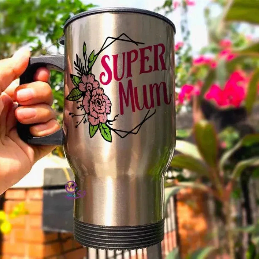 Travel Mug - Silver - Mother's Day-A - WE PRINT
