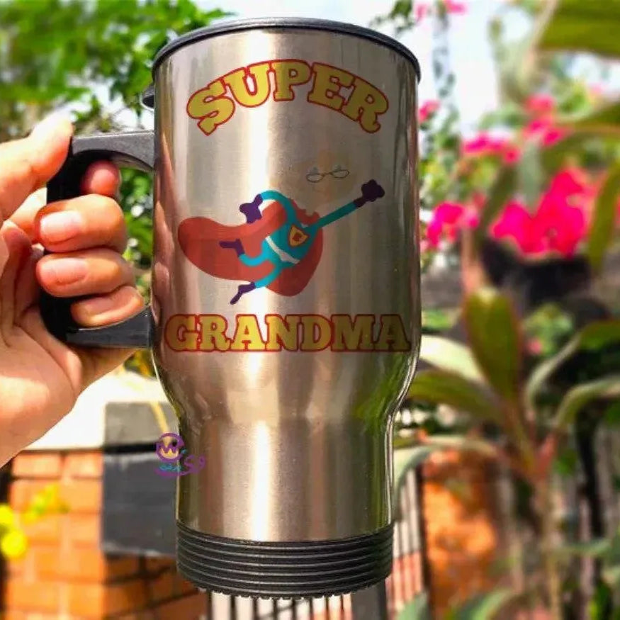 Travel Mug - Silver - Mother's Day-A - WE PRINT