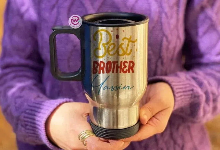 Travel Mug - Silver - Mother's Day - WE PRINT