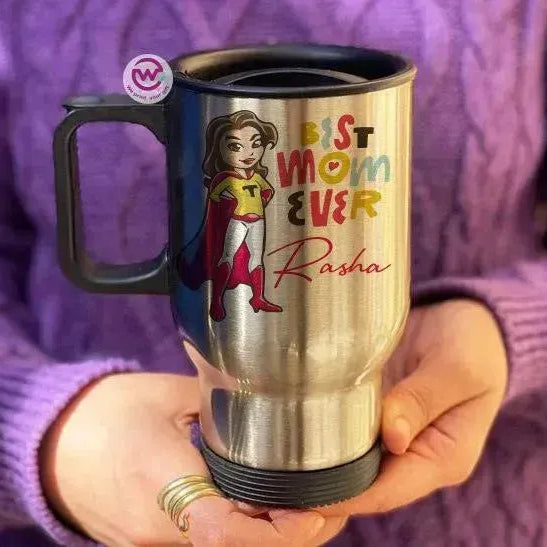 Travel Mug - Silver - Mother's Day - WE PRINT