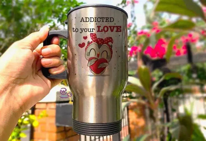 Travel Mug - Silver - Valentine's 1 - WE PRINT