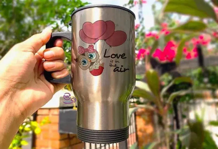 Travel Mug - Silver - Valentine's 1 - WE PRINT