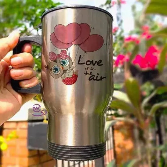 Travel Mug - Silver - Valentine's 1 - WE PRINT