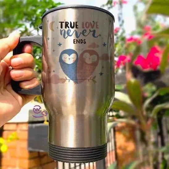 Travel Mug - Silver - Valentine's 1 - WE PRINT