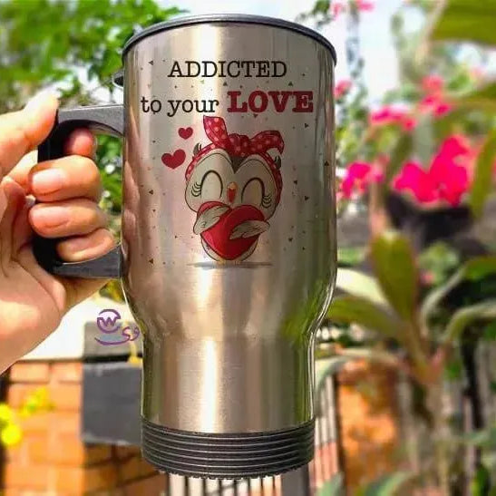 Travel Mug - Silver - Valentine's 1 - WE PRINT