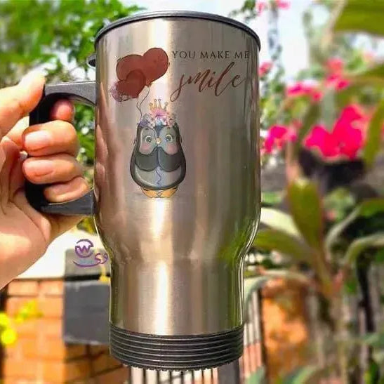 Travel Mug - Silver - Valentine's 1 - WE PRINT