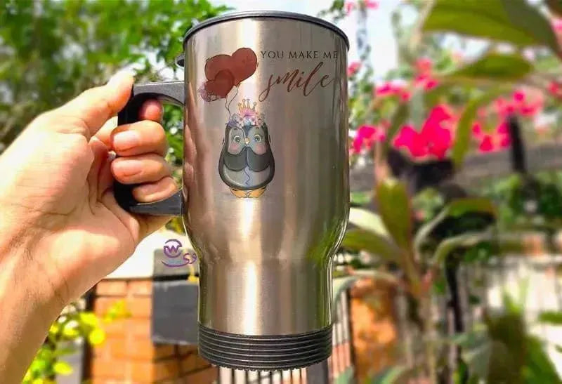 Travel Mug - Silver - Valentine's 1 - WE PRINT